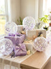 Pastel Purple & White Confetti Balloons: Shes Blooming Party Decorations [25 Pack]