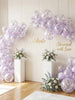 Pastel Purple & White Confetti Balloons: Shes Blooming Party Decorations [25 Pack]