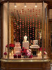 Red Glitter Heart Garland Backdrop: Bridal Shower, Photo Booth Decor (12 Strips)