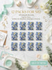 Blue Confetti Bulk Bundle 12 Packs | Nautical Party Decor | Baby Shower | 10g Each