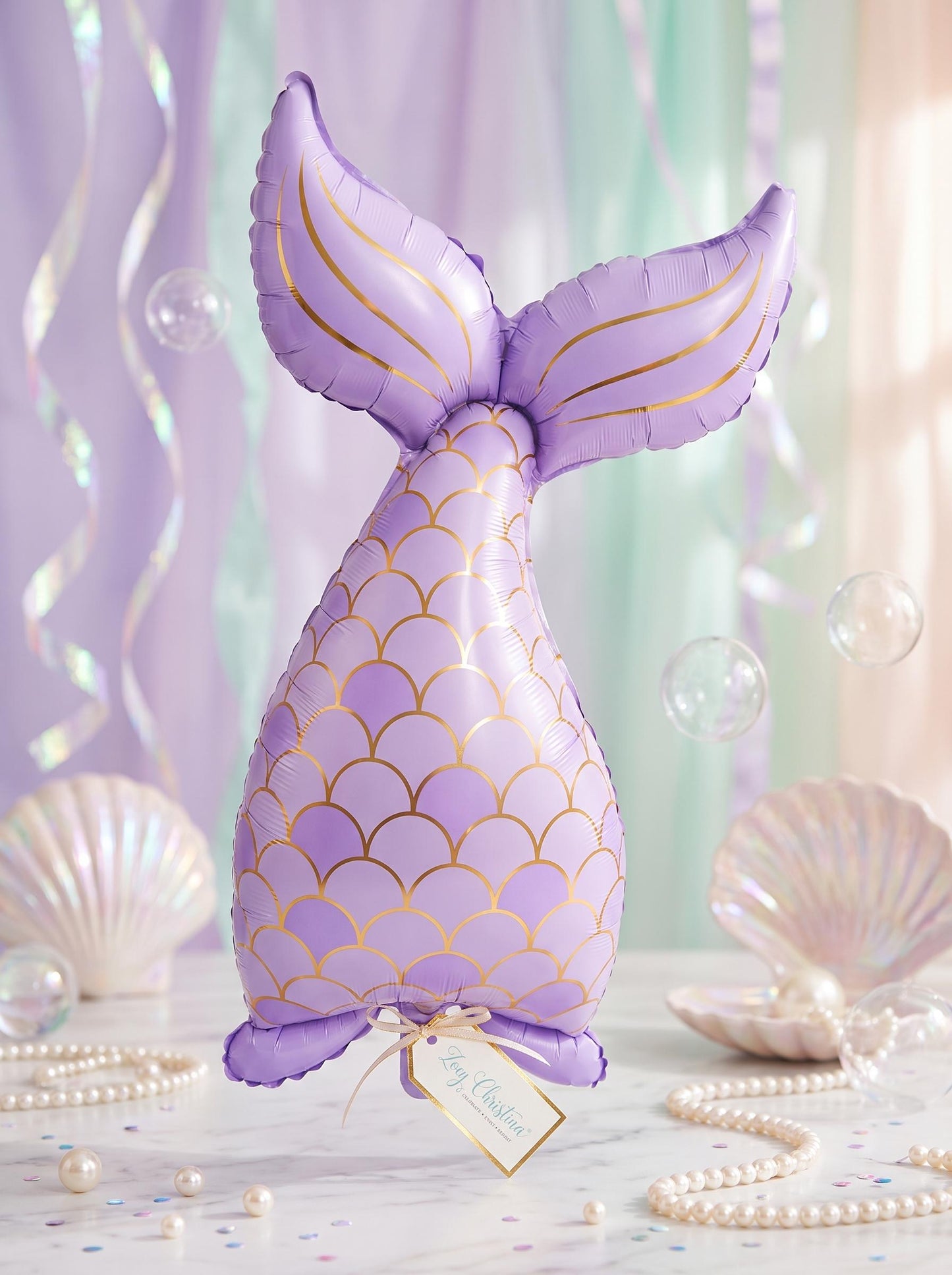Mermaid Tail Party Balloons: Baby Shower Decor, Bridal Shower