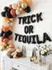 TRICK OR TEQUILA Balloon Banner | Halloween Bachelorette Party Decor | Spooky Girls Night