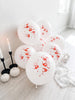 Bloody Handprint Balloons | Murder Mystery Party Decorations | Crime Scene Party Balloons | 25 Pack