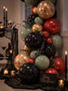 Slasher Halloween Balloon Garland Kit: Murder Mystery Halloween Decorations
