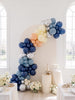 Nautical Balloon Garland Kit, Bridal Shower, Coastal Wedding Party Decorations
