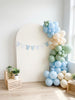 Blue or Green Gingham print Bodysuit Garland, Baby Shower Banner Decoration