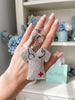 Nurse Keychain Rhinestone Scrub Top: RN Medical Gift, Healthcare Worker Accessory