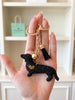 Dachshund Keychain:  Doxie Mom Gift, Sparkly Sausage Dog Bag Charm