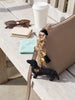Dachshund Keychain:  Doxie Mom Gift, Sparkly Sausage Dog Bag Charm