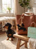 Dachshund Keychain:  Doxie Mom Gift, Sparkly Sausage Dog Bag Charm