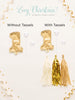 Mini Foil Number Balloon Cake Topper: Birthday Party Decor, Table Numbers, Wedding Centerpiece