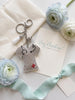 Nurse Keychain Rhinestone Scrub Top: RN Medical Gift, Healthcare Worker Accessory
