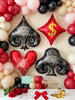 Playing Card Foil Balloon Set of 4: Lucky in Love Bachelorette Decor, Casino Night & Vegas Bridal Shower Party
