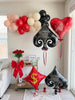 Playing Card Foil Balloon Set of 4: Lucky in Love Bachelorette Decor, Casino Night & Vegas Bridal Shower Party