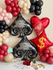 Playing Card Foil Balloon Set of 4: Lucky in Love Bachelorette Decor, Casino Night & Vegas Bridal Shower Party