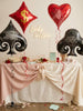 Playing Card Foil Balloon Set of 4: Lucky in Love Bachelorette Decor, Casino Night & Vegas Bridal Shower Party