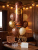 Cigar Foil Balloon:  Mens birthday party decor