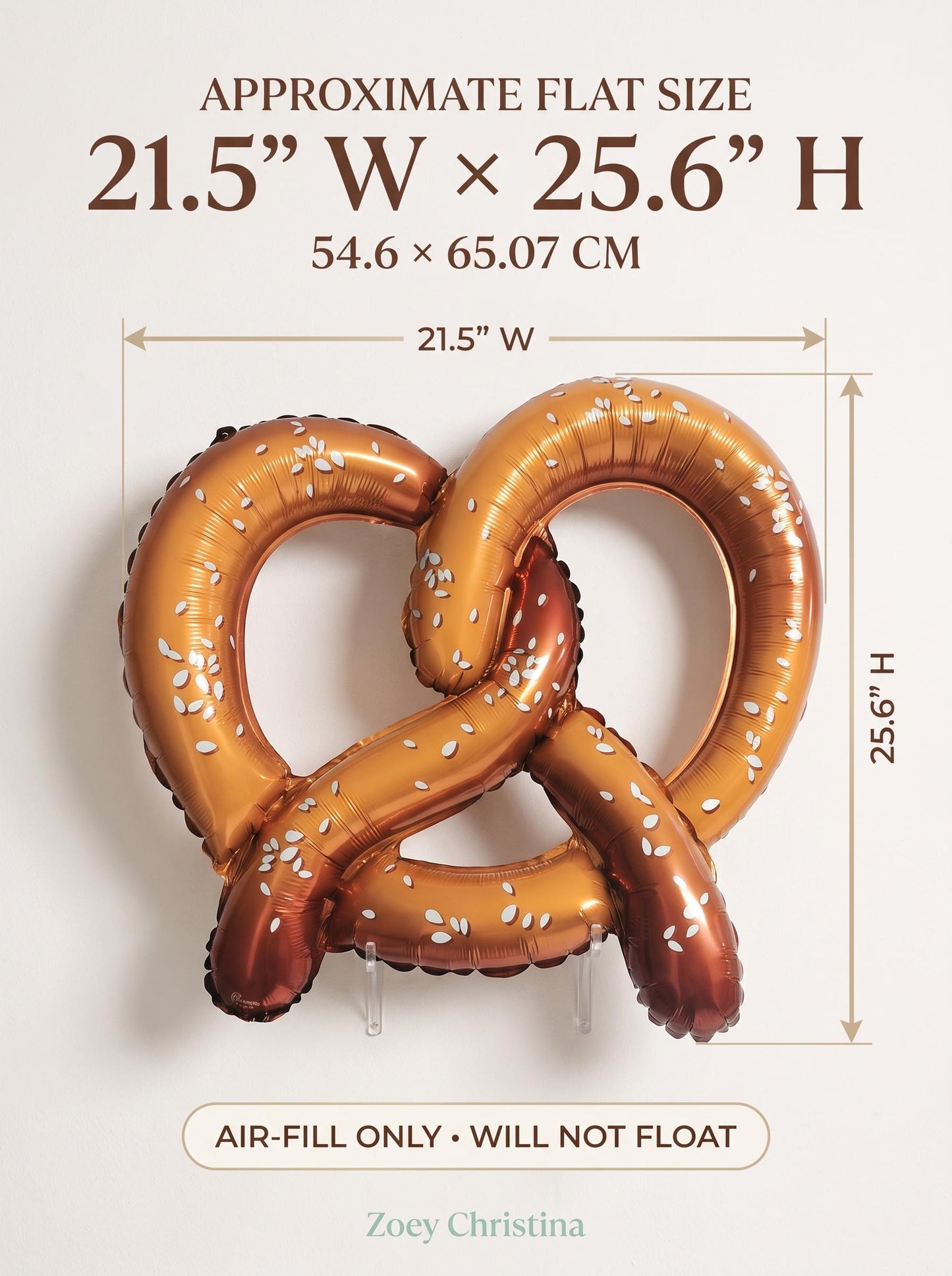 Pretzel Balloon, Oktoberfest Party Decor, Pretzel Bar Decoration