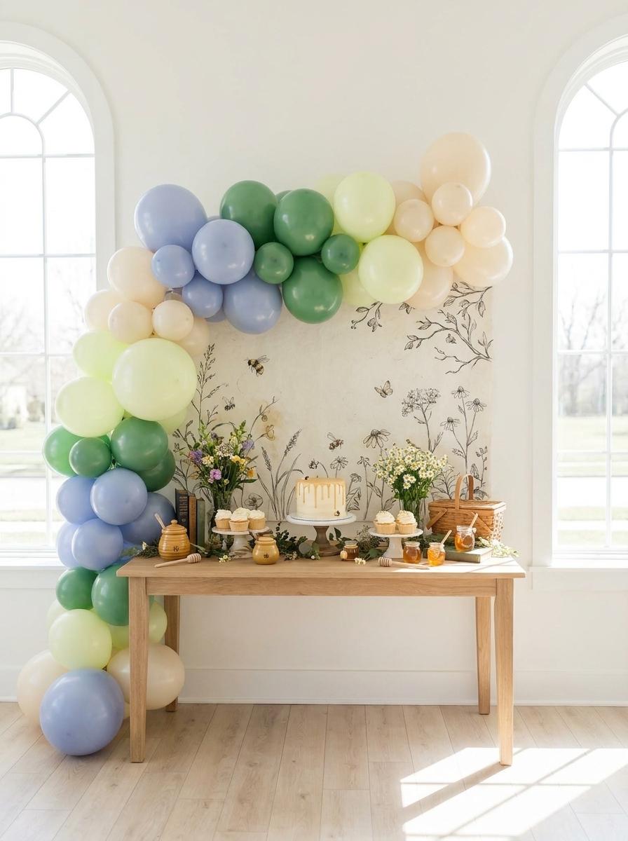 100 Acre Forest Balloon Garland Kit: Classic Storybook Baby Shower Decor, Woodland Honey Bee Birthday Party