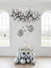 New Year’s Eve Balloon Garland Kit With Disco Ball Balloons
