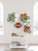Football Balloon Garland Kit:  Game Day Party Decorations, Football Birthday Decor, Tailgate Balloons
