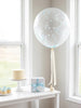 Pastel Blue Jumbo Confetti Balloons: Light blue bouquet (3pack)