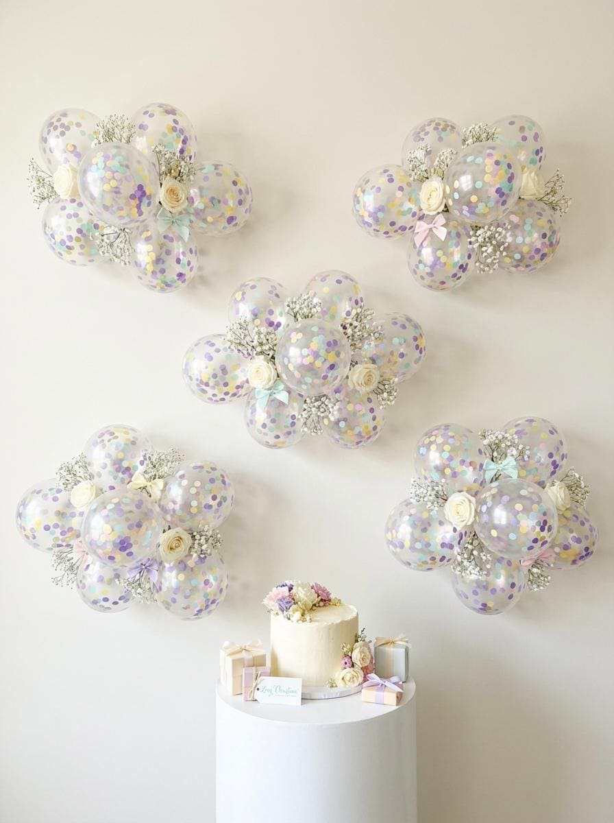 Pastel Confetti Balloons: Sprinkle Birthday Decorations, Ice Cream Party Decor, Donut Birthday, Candy Theme