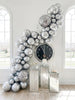 New Year’s Eve Balloon Garland Kit With Disco Ball Balloons