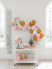 Pink Gingerbread Balloon Garland Kit, Pastel Christmas Balloon Arch, Holiday Party Decorations