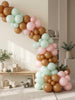 Pink Gingerbread Balloon Garland Kit, Pastel Christmas Balloon Arch, Holiday Party Decorations