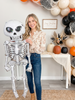 💀 Jumbo Skeleton Foil Balloon – Approx. 60" Tall