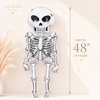 💀 Jumbo Skeleton Foil Balloon – Approx. 60" Tall