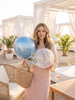 Last Toast Balloon – Blue Chrome or Confetti Clear | Bachelorette Party Balloon | Beachy Bach Decor | Ocean-Themed Bridal Party Balloons
