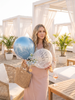 Last Toast Balloon – Blue Chrome or Confetti Clear | Bachelorette Party Balloon | Beachy Bach Decor | Ocean-Themed Bridal Party Balloons