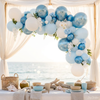 Last Toast Balloon – Blue Chrome or Confetti Clear | Bachelorette Party Balloon | Beachy Bach Decor | Ocean-Themed Bridal Party Balloons