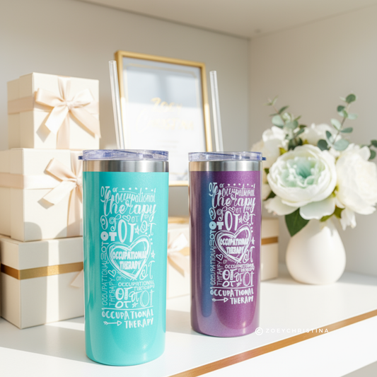 Occupational Therapy Tumbler: OT Gift, Stainless Steel Travel Cup