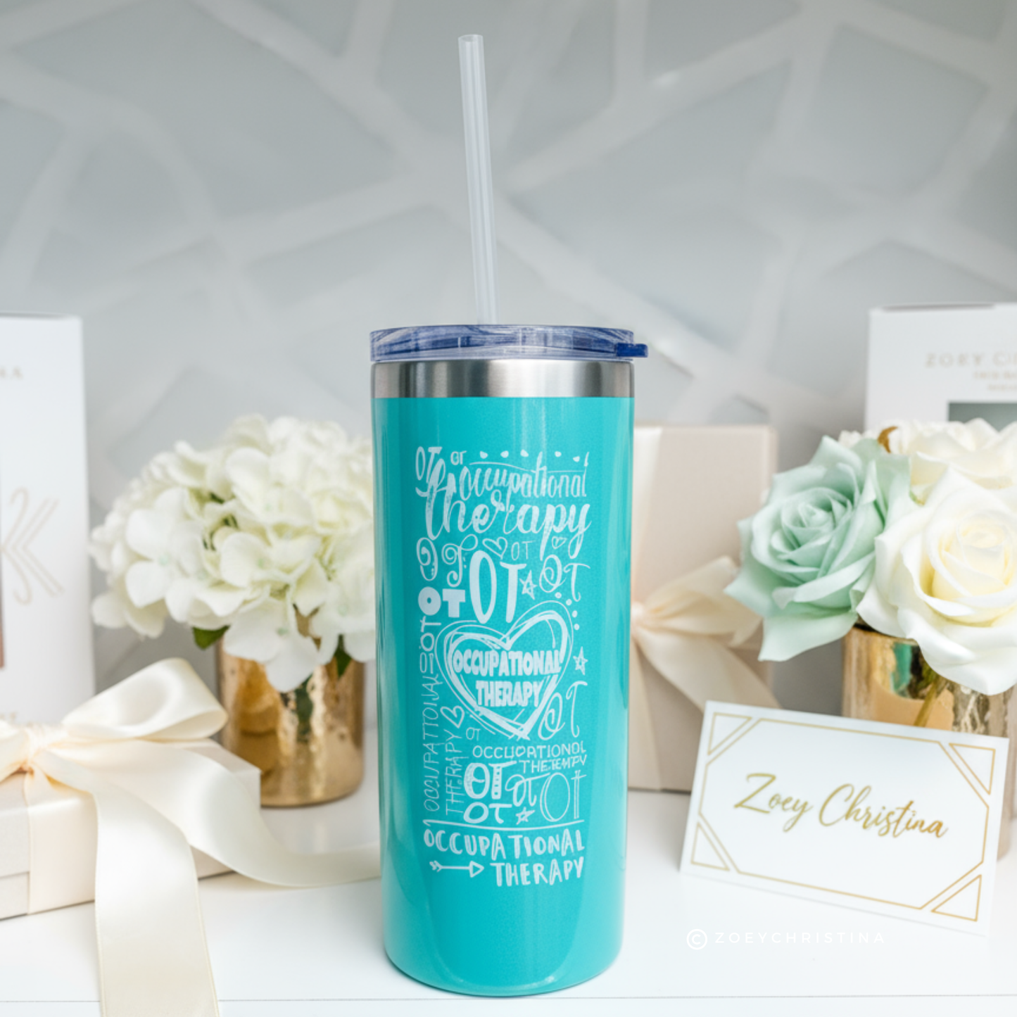 Occupational Therapy Tumbler: OT Gift, Stainless Steel Travel Cup