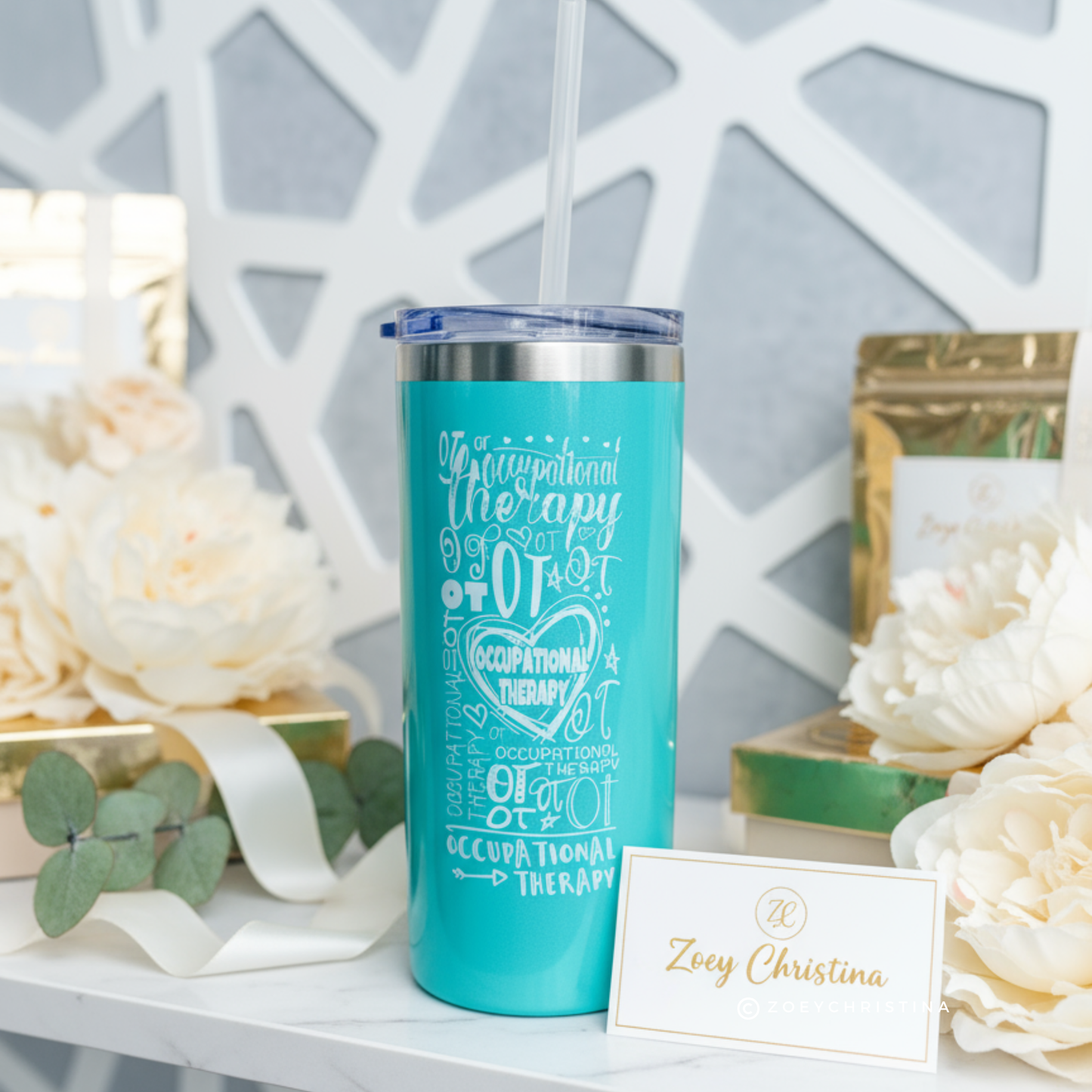 Occupational Therapy Tumbler: OT Gift, Stainless Steel Travel Cup