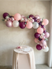 Pink Amethyst Balloon Garland Kit - Pink & Purple Party Decor for Bachelorette Parties, Sleepovers, 21st Birthdays