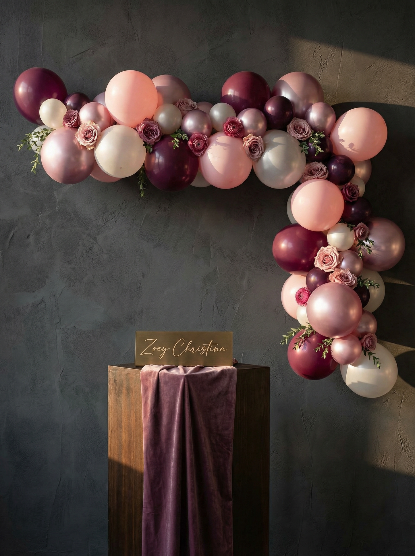 Pink Amethyst Balloon Garland Kit - Pink & Purple Party Decor for Bachelorette Parties, Sleepovers, 21st Birthdays