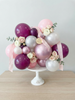 Pink Amethyst Balloon Garland Kit - Pink & Purple Party Decor for Bachelorette Parties, Sleepovers, 21st Birthdays