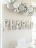 Pharm Tech Celebration Balloons – Foil Letter Banner (Multiple Sayings!)