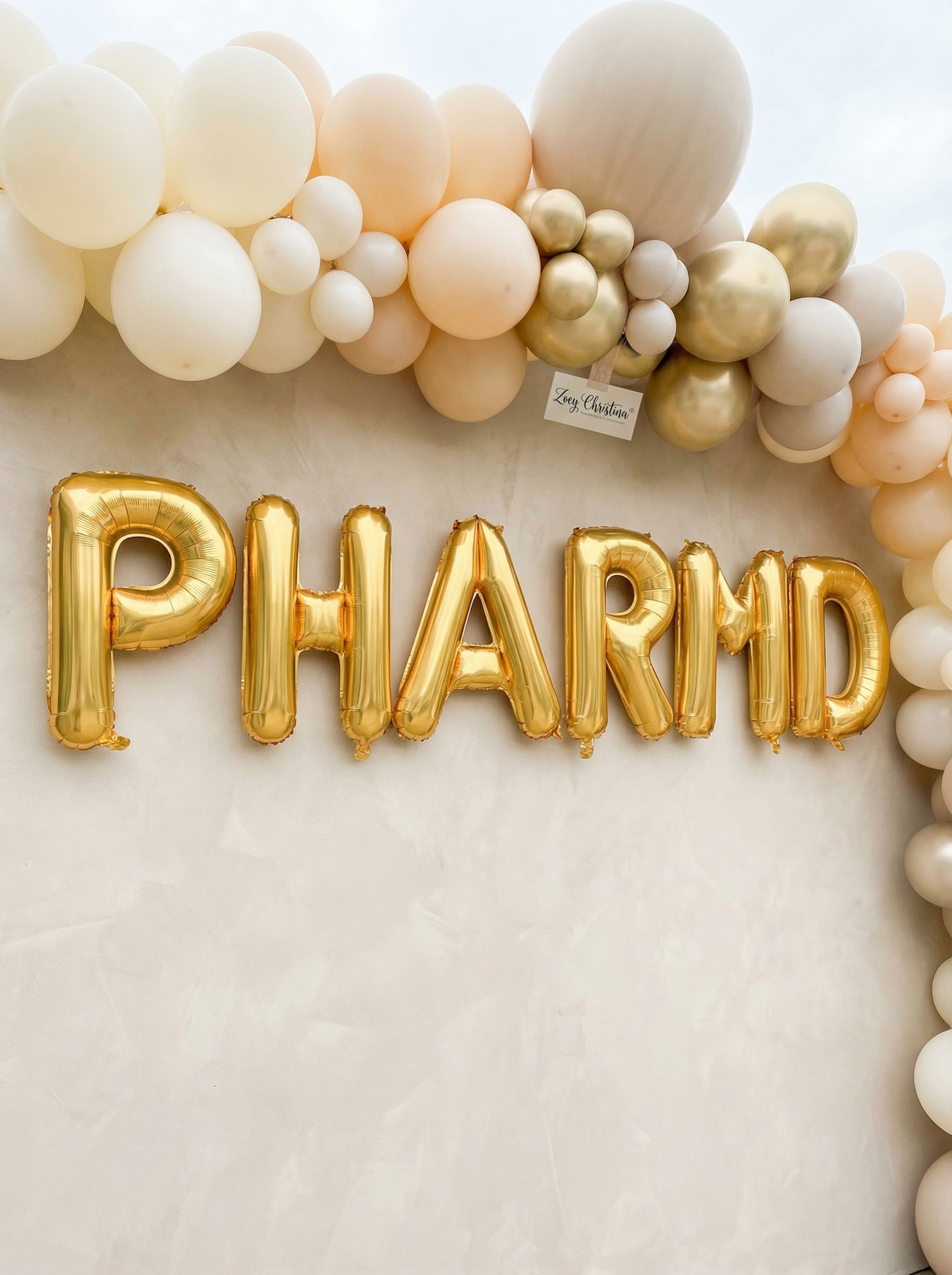 Pharm Tech Celebration Balloons – Foil Letter Banner (Multiple Sayings!)