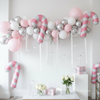 Pink & White Candy Cane Foil Balloon – Christmas Party Decoration