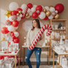 Christmas Bachelorette party decorations for women, Candy Cane bridal shower diy balloon arch banner garland supplies accessories, favors