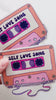Self Love Song Cassette Tape Sticker – 4” Retro Self-Care Vinyl Decal | 90s Nostalgia Aesthetic