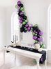 Purple and Green Balloon Garland Kit