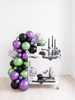 Purple and Green Balloon Garland Kit