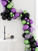 Purple and Green Balloon Garland Kit
