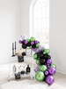 Purple and Green Balloon Garland Kit